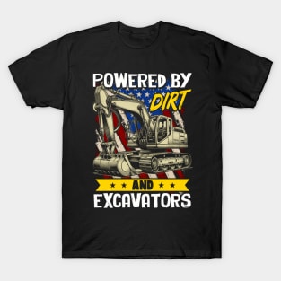 Construction Crew Chic Excavator Tee for Heavy Equipment Enthusiasts T-Shirt